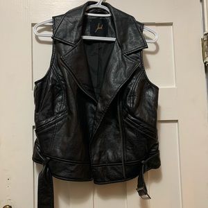 Jack Faux Leather Vest